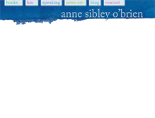 Tablet Screenshot of annesibleyobrien.com